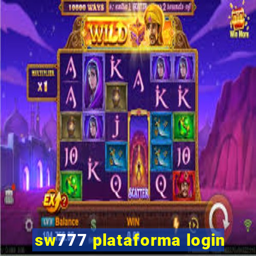 sw777 plataforma login