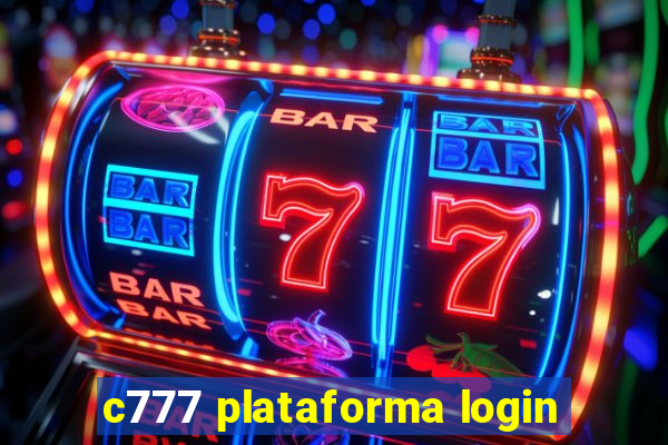 c777 plataforma login