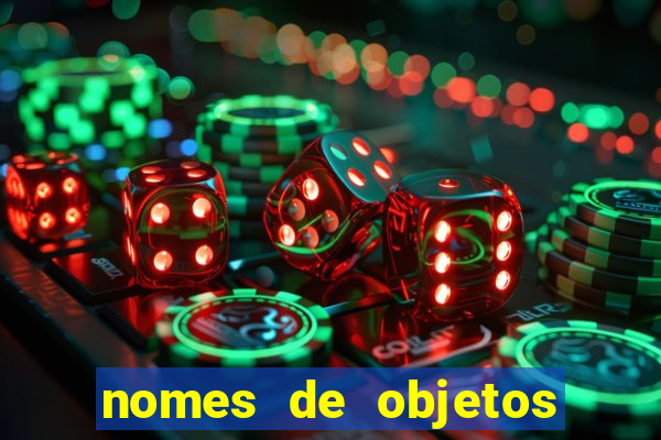 nomes de objetos de origem tupi guarani