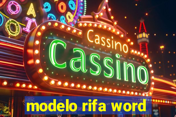 modelo rifa word