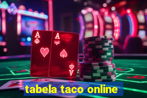 tabela taco online