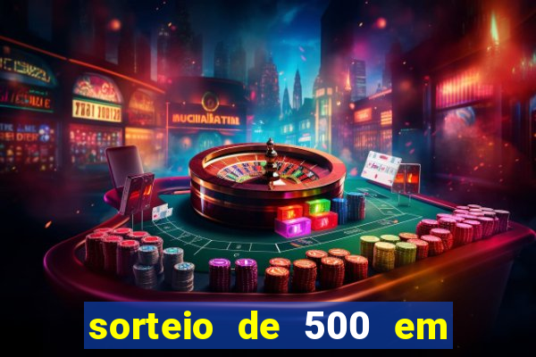 sorteio de 500 em cash toda segunda feira novibet