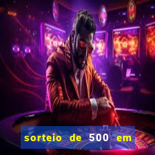 sorteio de 500 em cash toda segunda feira novibet