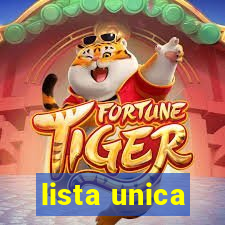 lista unica