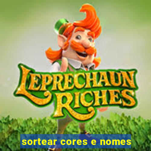 sortear cores e nomes