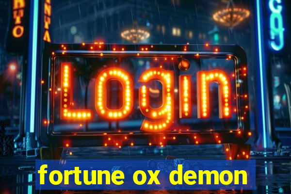 fortune ox demon