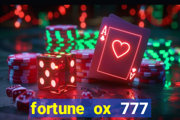 fortune ox 777 fortuna 77