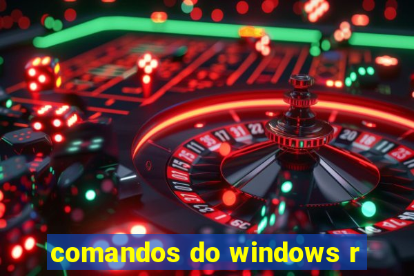 comandos do windows r