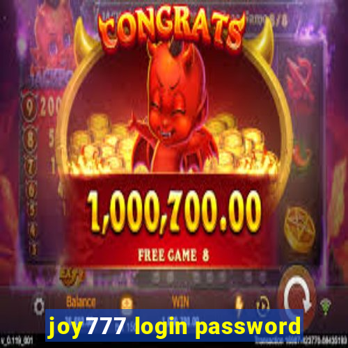 joy777 login password