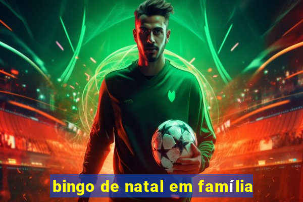 bingo de natal em família