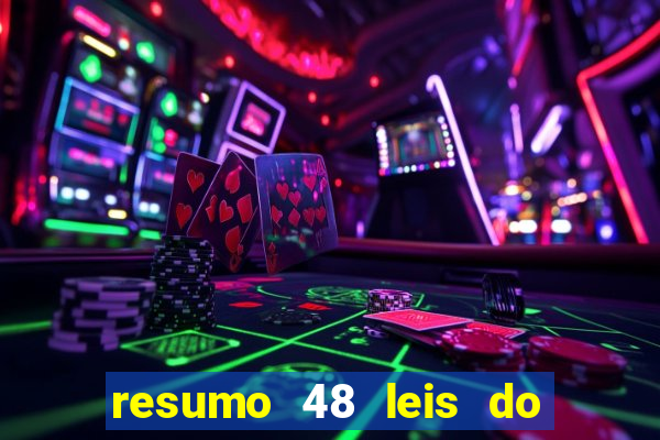 resumo 48 leis do poder pdf