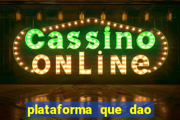 plataforma que dao bonus de cadastro