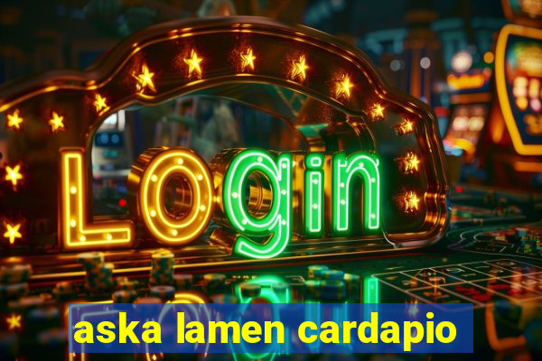 aska lamen cardapio