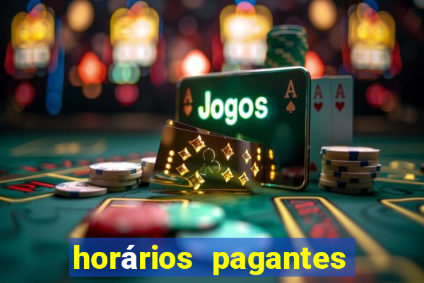 horários pagantes fortune tiger madrugada