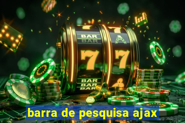 barra de pesquisa ajax