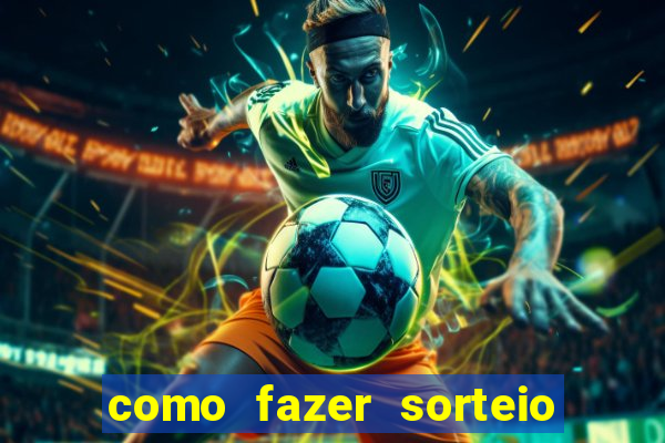 como fazer sorteio de cores online