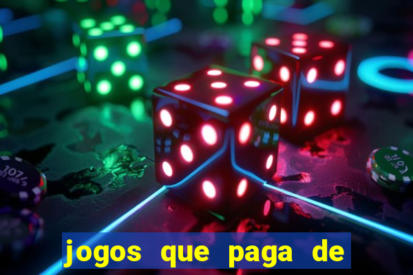 jogos que paga de verdade via pix