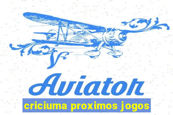 criciuma proximos jogos