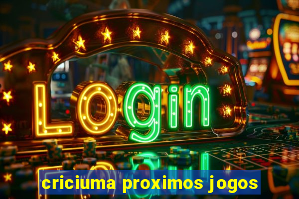 criciuma proximos jogos