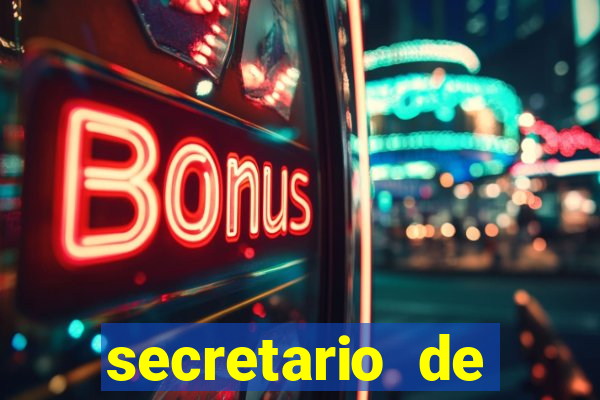 secretario de esporte salario