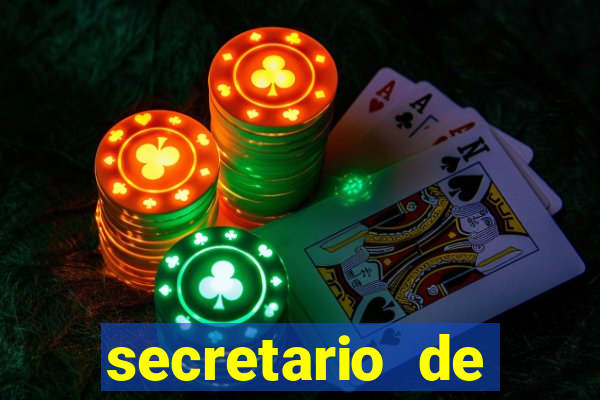 secretario de esporte salario