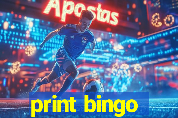 print bingo