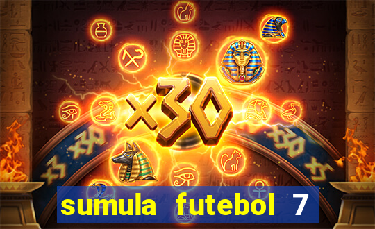 sumula futebol 7 society excel