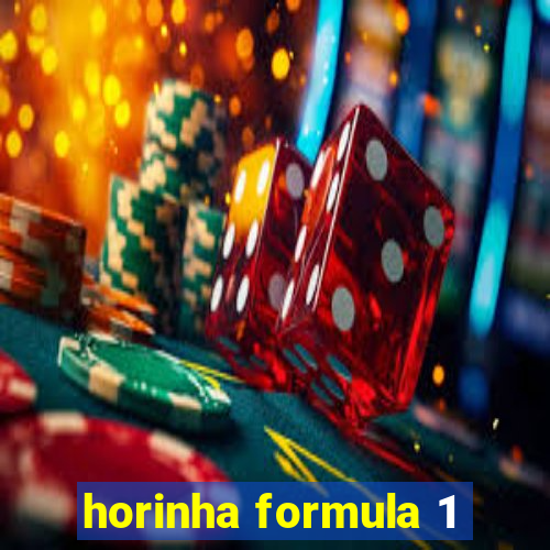 horinha formula 1