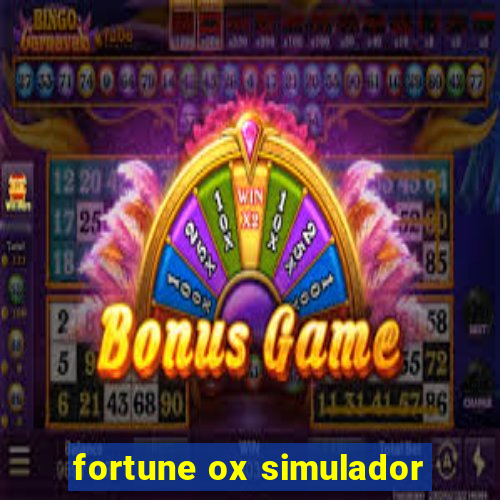 fortune ox simulador