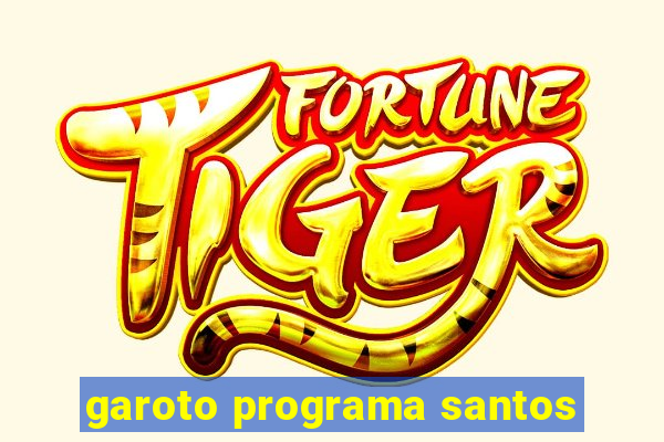 garoto programa santos