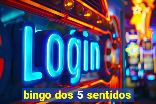 bingo dos 5 sentidos