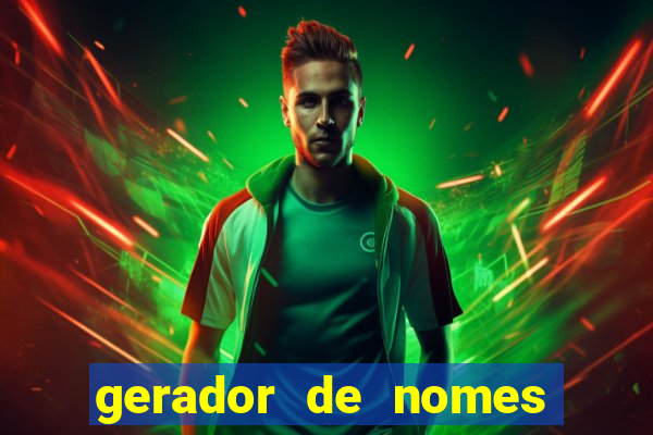 gerador de nomes para jogos