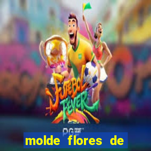 molde flores de papel para imprimir