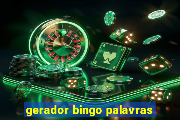 gerador bingo palavras