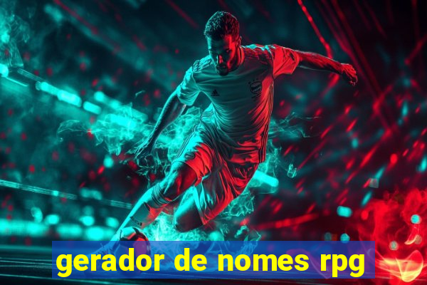 gerador de nomes rpg