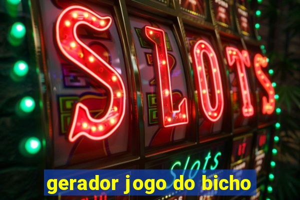 gerador jogo do bicho