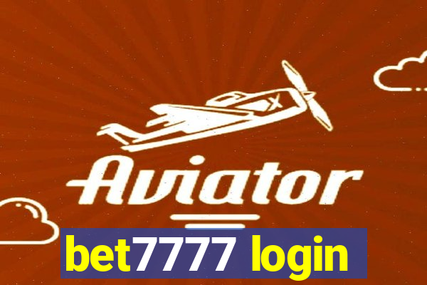 bet7777 login