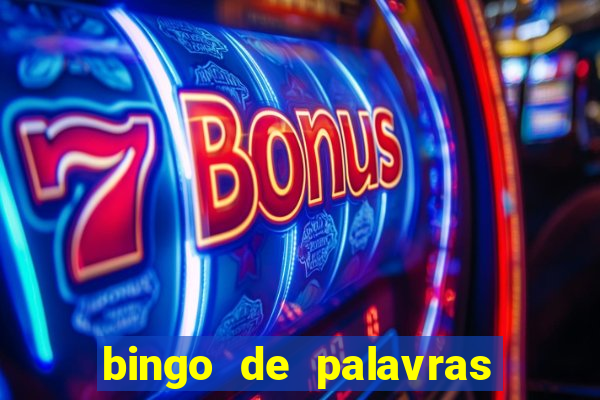 bingo de palavras de natal