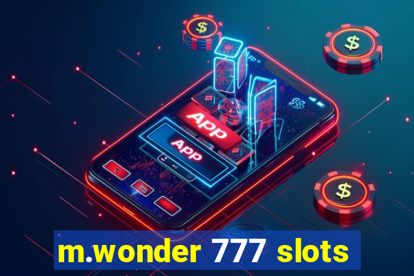 m.wonder 777 slots