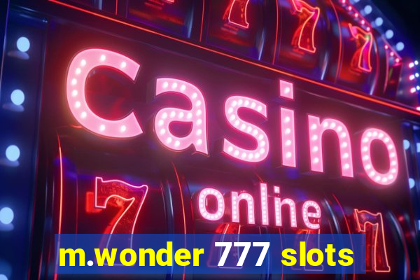 m.wonder 777 slots