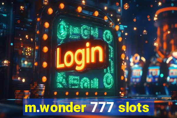 m.wonder 777 slots