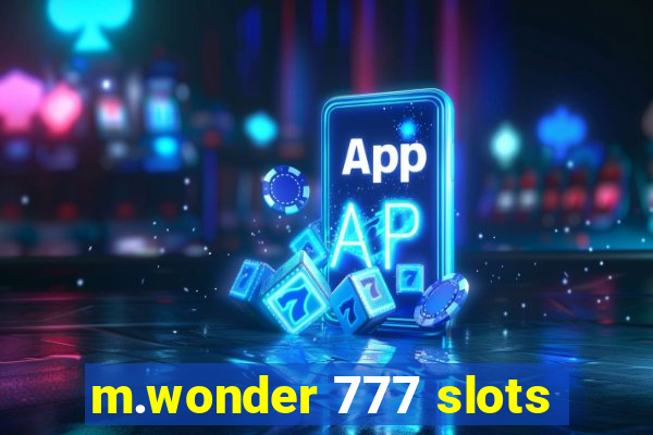 m.wonder 777 slots