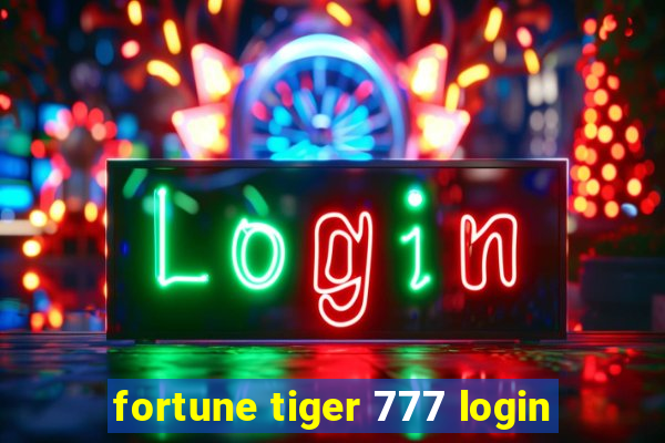 fortune tiger 777 login