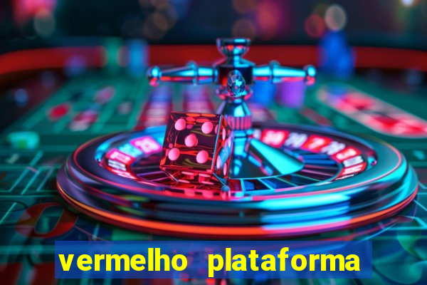 vermelho plataforma de jogos