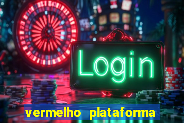 vermelho plataforma de jogos