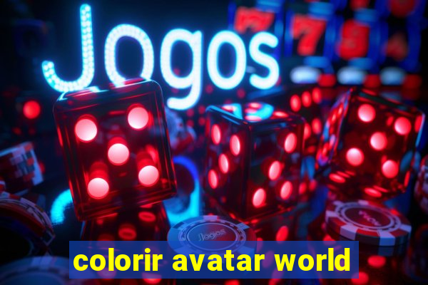 colorir avatar world