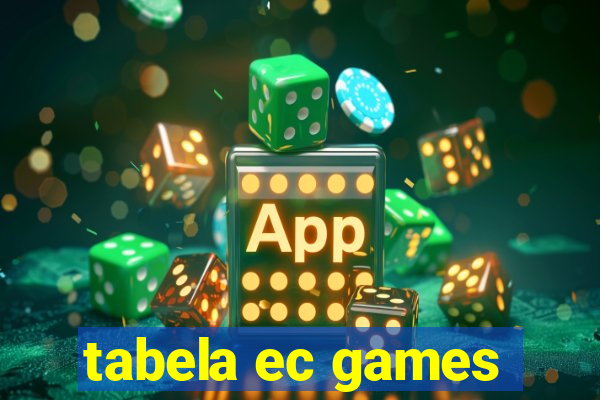 tabela ec games