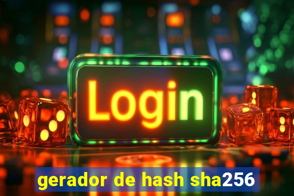 gerador de hash sha256