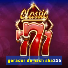 gerador de hash sha256