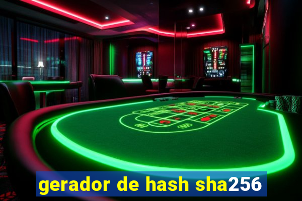 gerador de hash sha256